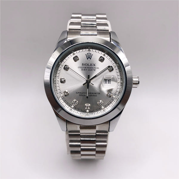 Silver Rolex Watch - TC 17