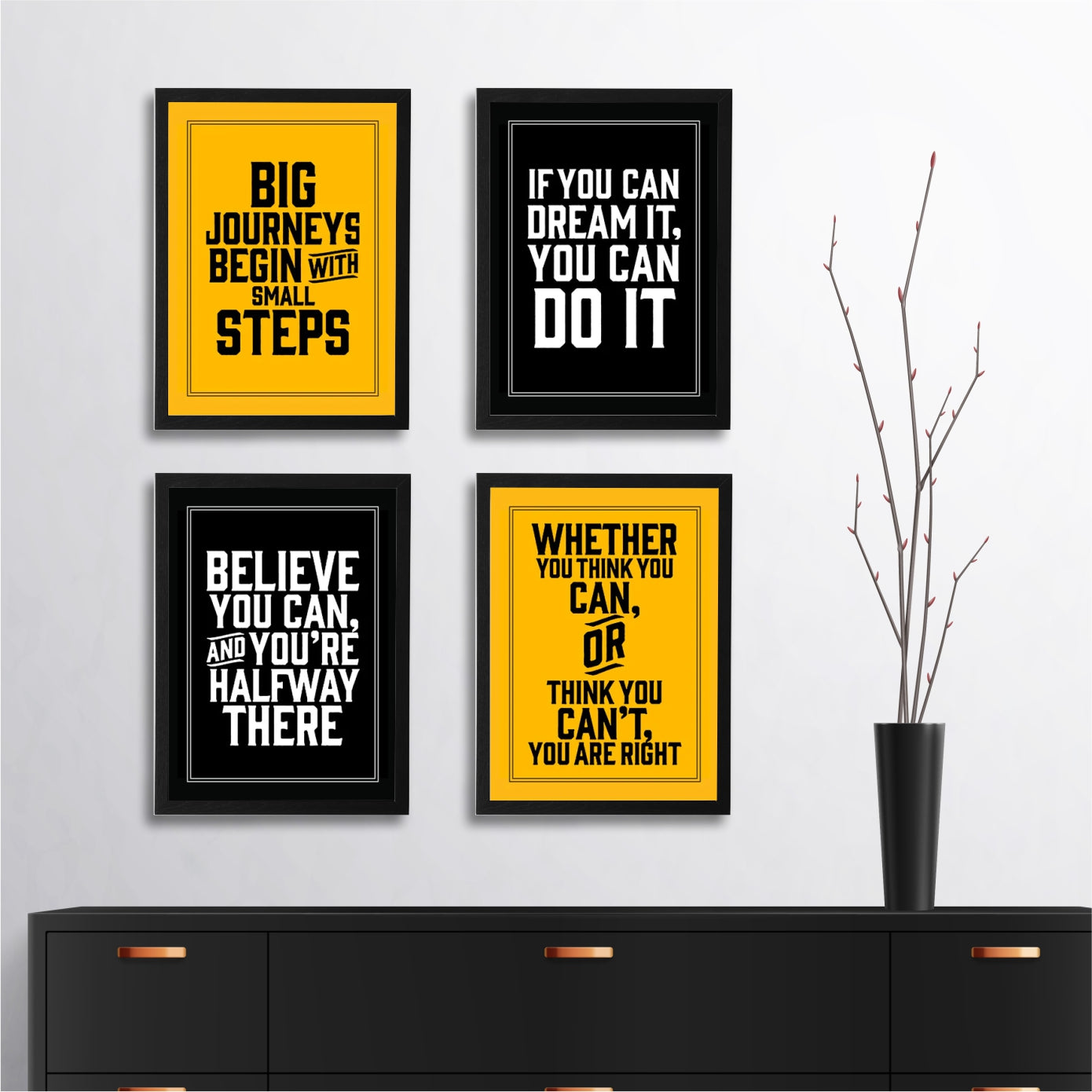 SET OF 4 MOTIVATIONAL QUOTES 02