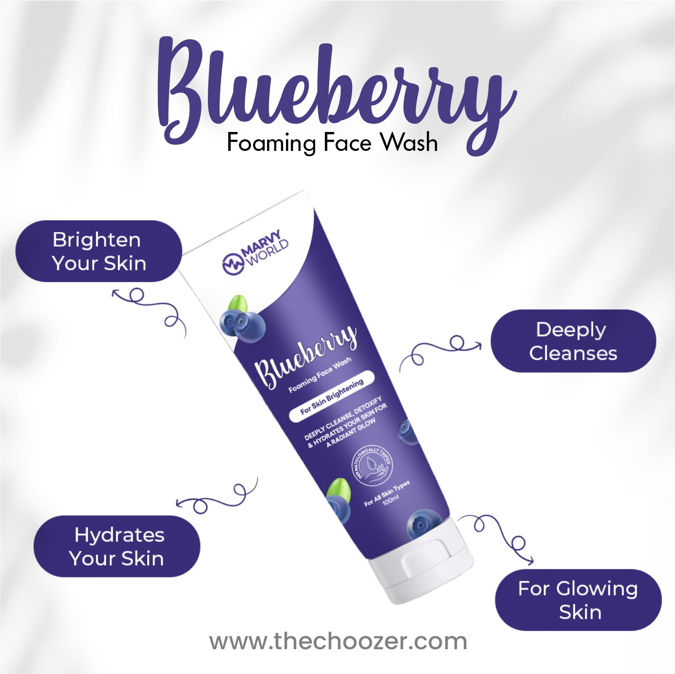 Blueberry Whitening Face Wash