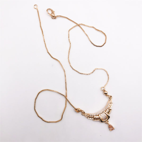 Elegant Gold Neck Chain - TC 08