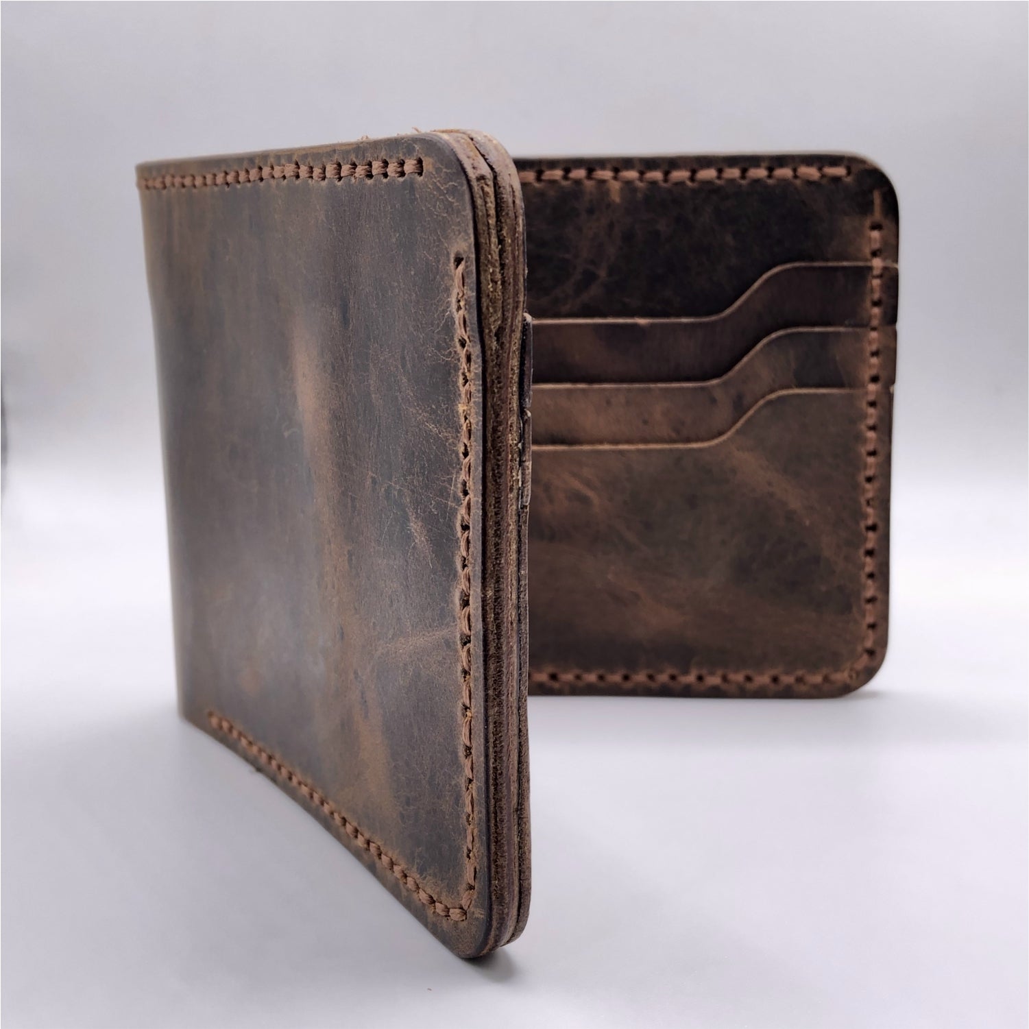 Wax Pullup Leather Wallet - Tc 08