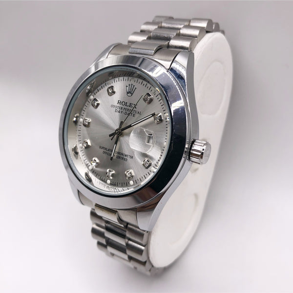 Silver Rolex Watch - TC 17