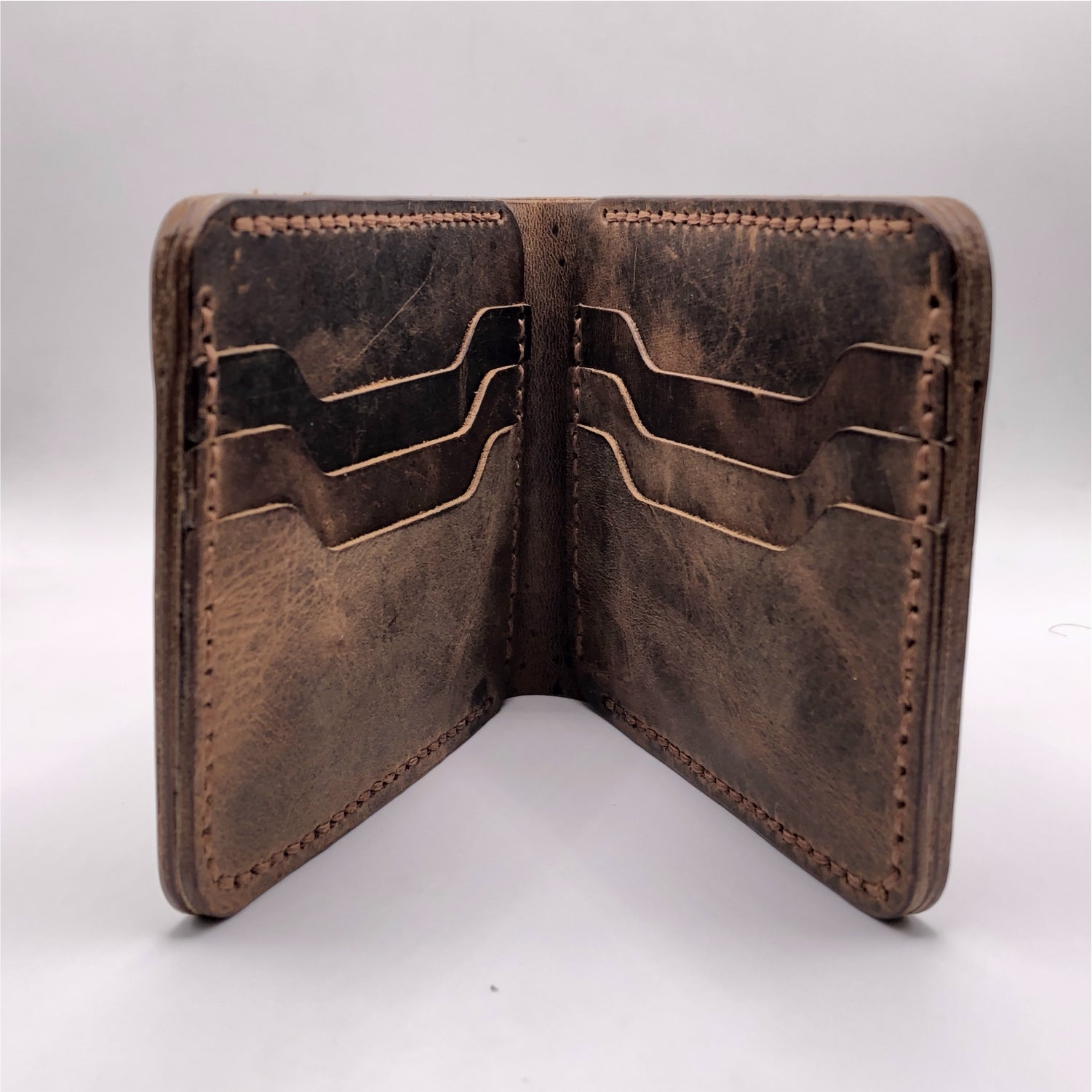 Wax Pullup Leather Wallet - Tc 08