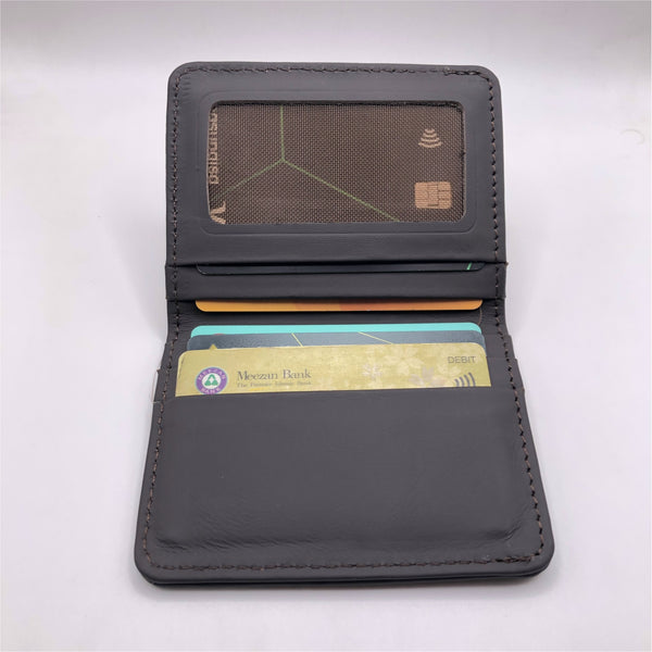 Mini Leather Wallet (Dark Brown) - TC 03